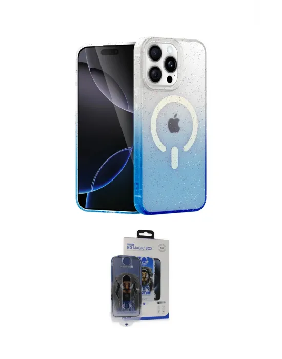 ieg™ iPhone 15 Pro Max Kılıf Eksen Minimal Özel Seri - Siyah Vanessa Magic Cam