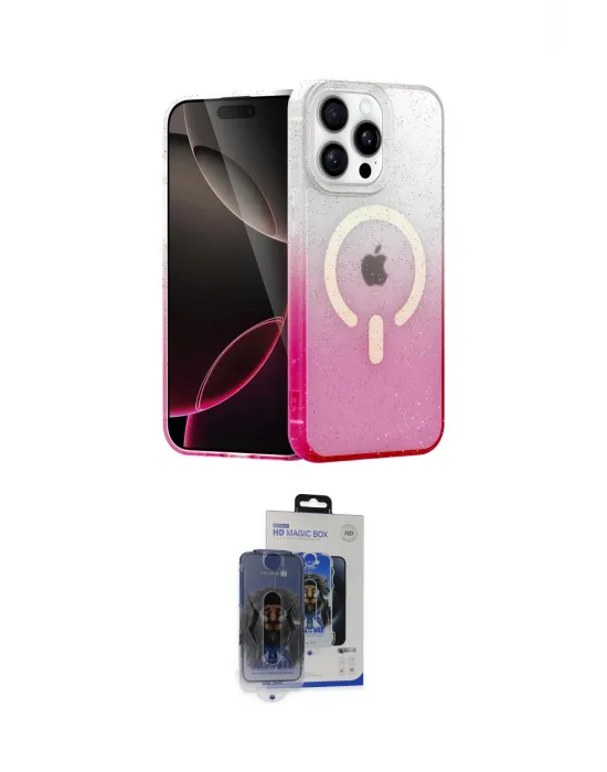 ieg™ iPhone 15 Pro Max Kılıf Eksen Minimal Özel Seri - Siyah Vanessa Magic Cam
