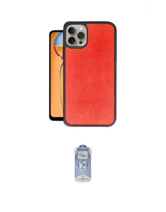 ieg™ iPhone 15 Pro Max Kılıf Kıvılcım Işık Serisi - Siyah Joko Magic 5D Cam