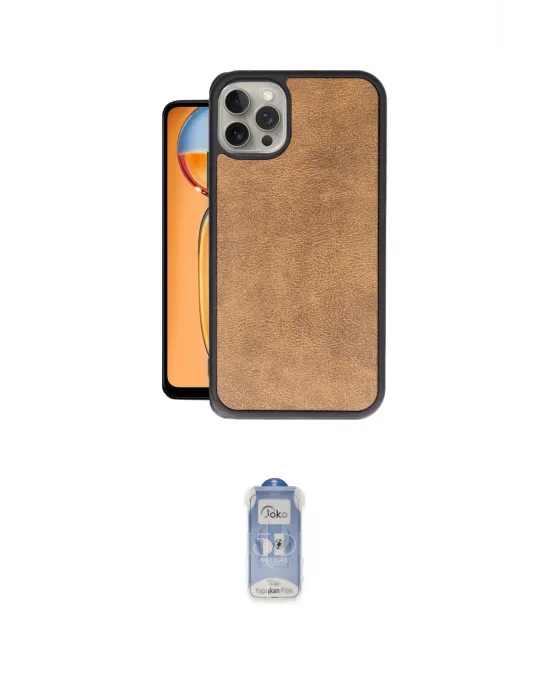 ieg™ iPhone 15 Pro Max Kılıf Kıvılcım Işık Serisi - Siyah Joko Magic 5D Cam