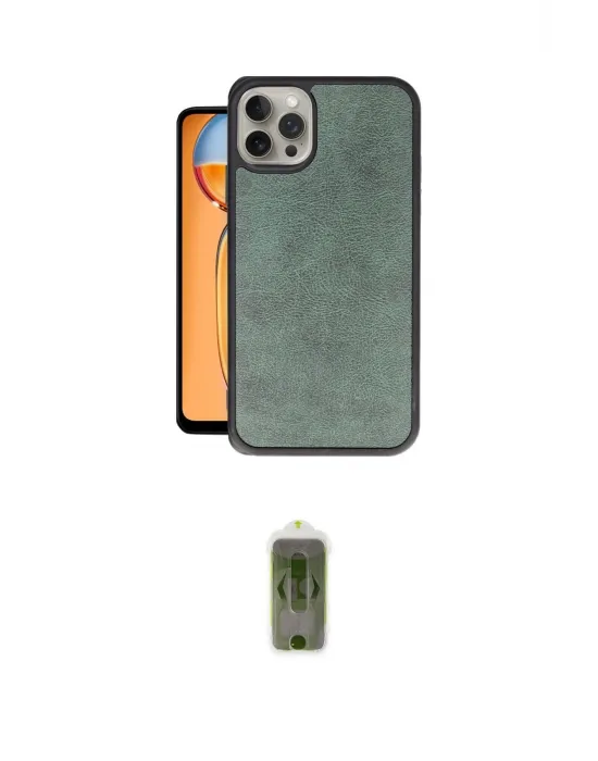 ieg™ iPhone 15 Pro Max Kılıf Kıvılcım Işık Serisi - Siyah Joko Magic 5D Hayalet Cam