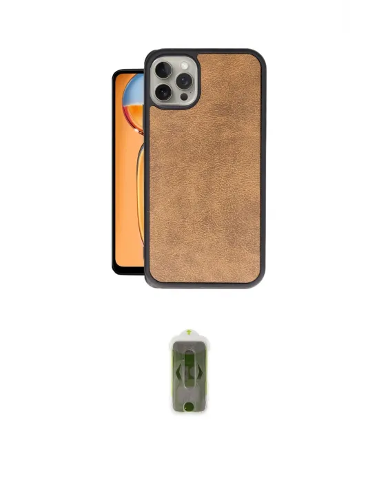 ieg™ iPhone 15 Pro Max Kılıf Kıvılcım Işık Serisi - Siyah Joko Magic 5D Hayalet Cam