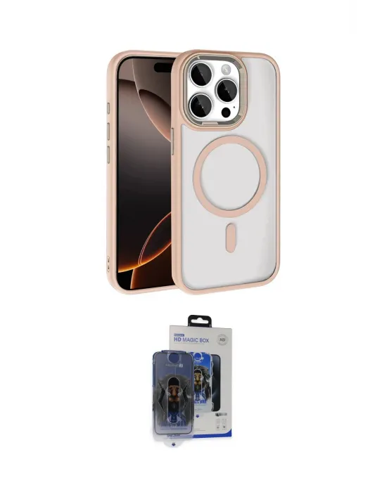 ieg™ iPhone 15 Pro Max Kılıf Kıvılcım Prime - Siyah Vanessa Magic Cam