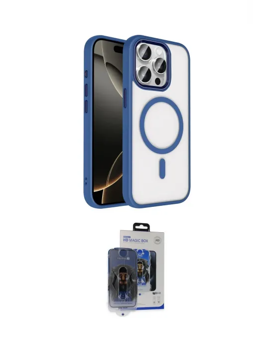 ieg™ iPhone 15 Pro Max Kılıf Kıvılcım Prime - Siyah Vanessa Magic Cam
