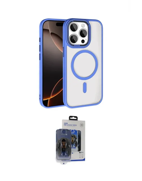 ieg™ iPhone 15 Pro Max Kılıf Kıvılcım Prime - Siyah Vanessa Magic Cam