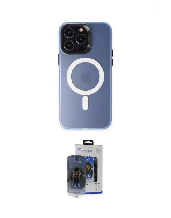 ieg™ iPhone 15 Pro Max Kılıf Kozmos Çizgi Prime - Siyah Vanessa Magic Cam
