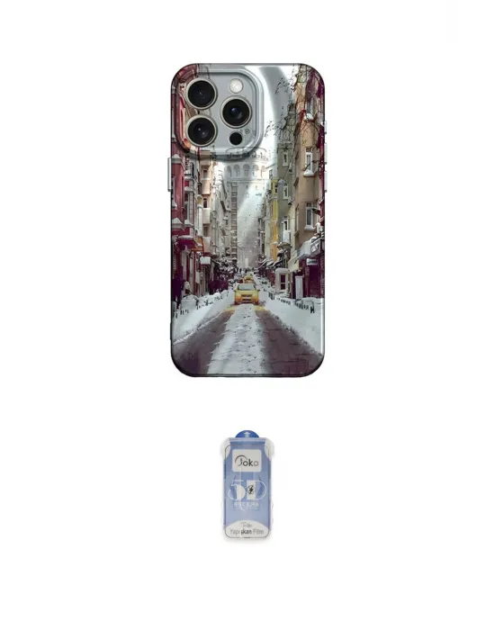 ieg™ iPhone 15 Pro Max Kılıf Nova Doku Prime - Siyah Joko Magic 5D Cam