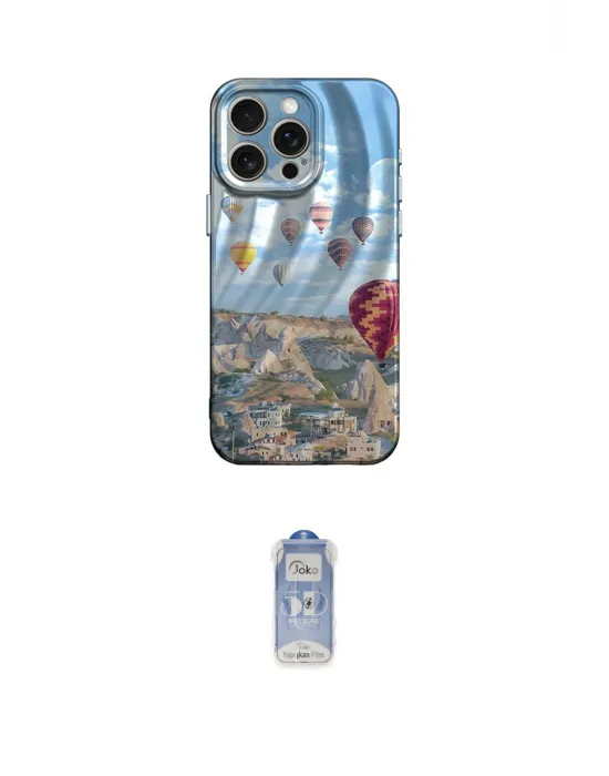 ieg™ iPhone 15 Pro Max Kılıf Nova Doku Prime - Siyah Joko Magic 5D Cam