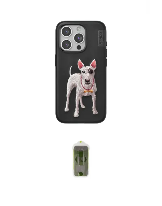 ieg™ iPhone 15 Pro Max Kılıf Nova Form Koleksiyonu - Siyah Joko Magic 5D Hayalet Cam