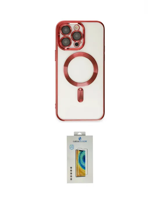 ieg™ iPhone 15 Pro Max Kılıf Nova Işık Özel Seri - Siyah Polymer Nano Ekran Koruyucu