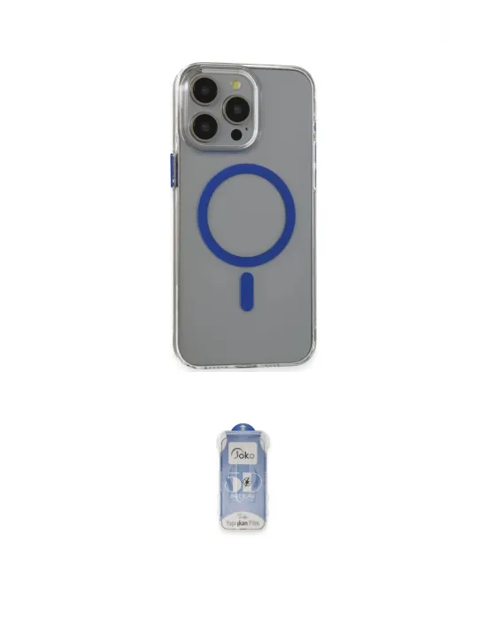 ieg™ iPhone 15 Pro Max Kılıf Odak Form Özel Seri - Siyah Joko Magic 5D Cam