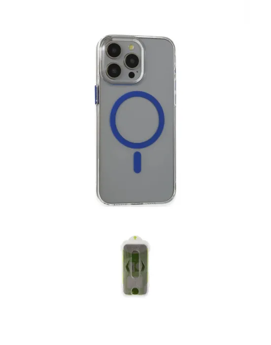 ieg™ iPhone 15 Pro Max Kılıf Odak Form Özel Seri - Siyah Joko Magic 5D Hayalet Cam