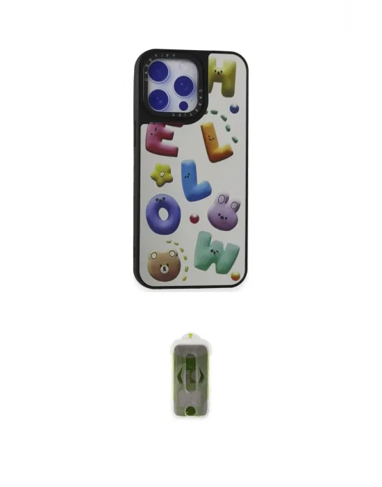 ieg™ iPhone 15 Pro Max Kılıf Odak Klasik Serisi - Siyah Joko Magic 5D Hayalet Cam