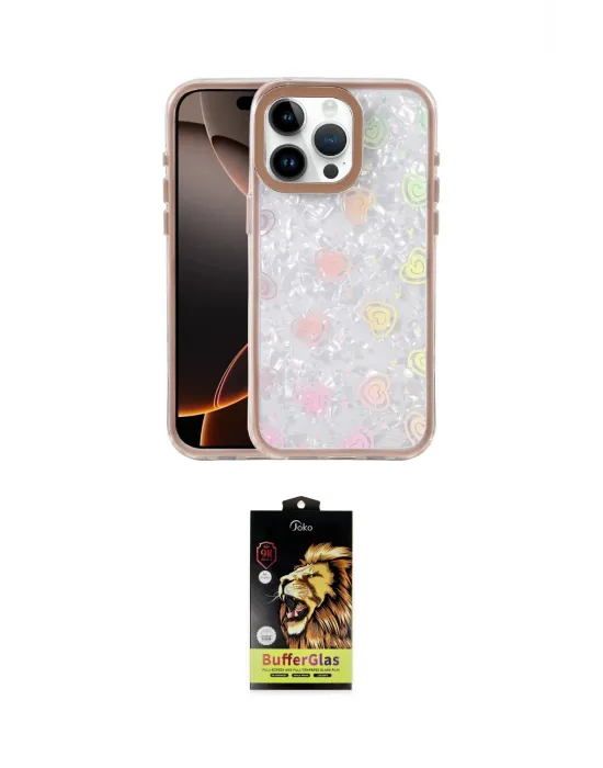 ieg™ iPhone 15 Pro Max Kılıf Odak Prime - Siyah Buffer Cam Ekran Koruyucu