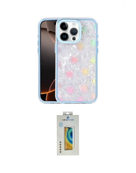 ieg™ iPhone 15 Pro Max Kılıf Odak Prime - Siyah Polymer Nano Ekran Koruyucu