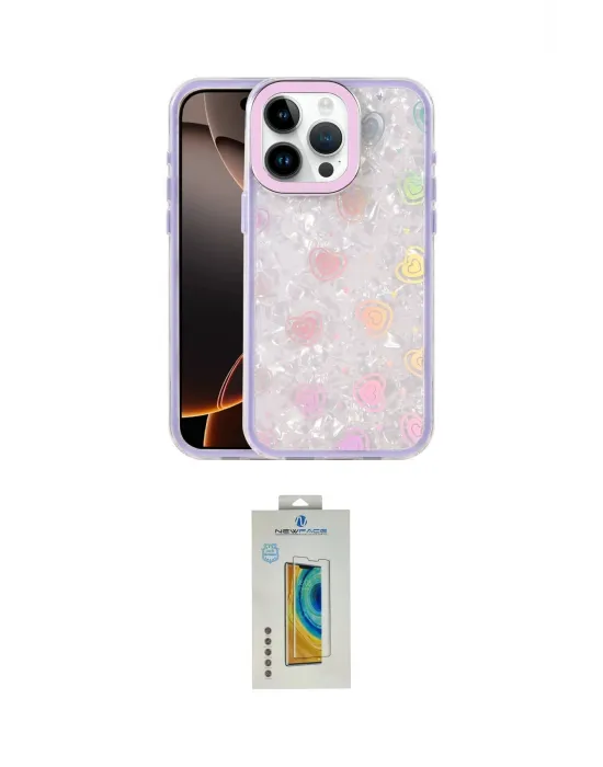 ieg™ iPhone 15 Pro Max Kılıf Odak Prime - Siyah Polymer Nano Ekran Koruyucu