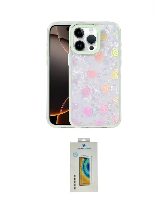 ieg™ iPhone 15 Pro Max Kılıf Odak Prime - Siyah Polymer Nano Ekran Koruyucu