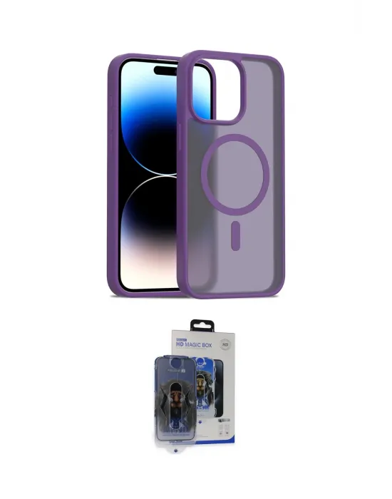 ieg™ iPhone 15 Pro Max Kılıf Siluet Minimal Prime - Siyah Vanessa Magic Cam