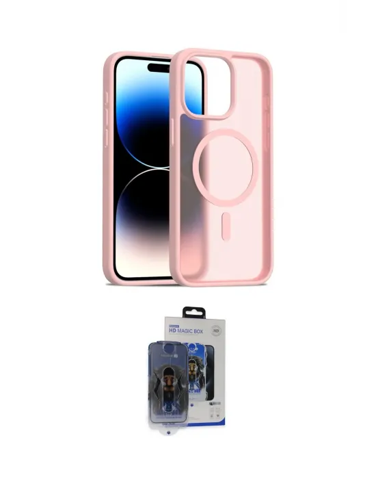 ieg™ iPhone 15 Pro Max Kılıf Siluet Minimal Prime - Siyah Vanessa Magic Cam