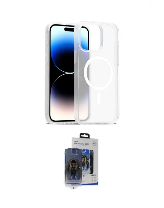 ieg™ iPhone 15 Pro Max Kılıf Siluet Minimal Prime - Siyah Vanessa Magic Cam