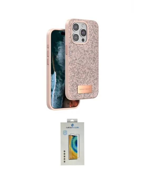 ieg™ iPhone 15 Pro Max Kılıf Vadi Klasik Serisi - Siyah Polymer Nano Ekran Koruyucu