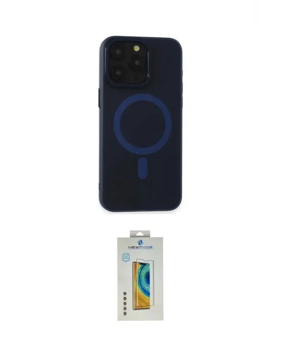 ieg™ iPhone 15 Pro Max Kılıf Yadigar Işık - Siyah Polymer Nano Ekran Koruyucu