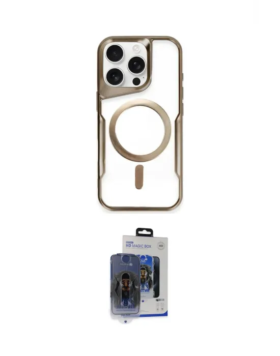 ieg™ iPhone 15 Pro Max Kılıf Yadigar Klasik Özel Seri - Siyah Vanessa Magic Cam
