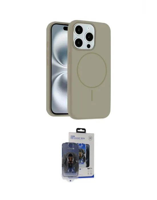ieg™ iPhone 15 Pro Max Kılıf Yankı Form Serisi - Siyah Vanessa Magic Cam