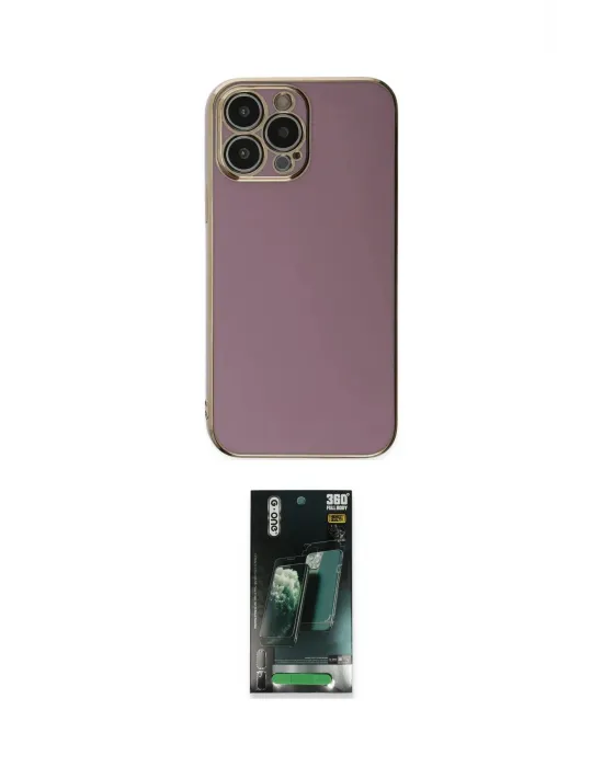ieg™ iPhone 15 Pro Max Kılıf Yankı Serisi - Siyah 360 Mat Full Body Arka Koruyucu