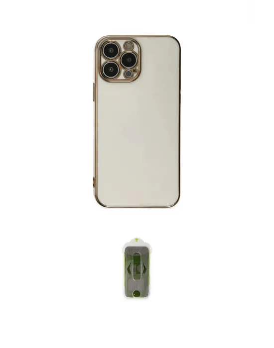 ieg™ iPhone 15 Pro Max Kılıf Yankı Serisi - Siyah Joko Magic 5D Hayalet Cam
