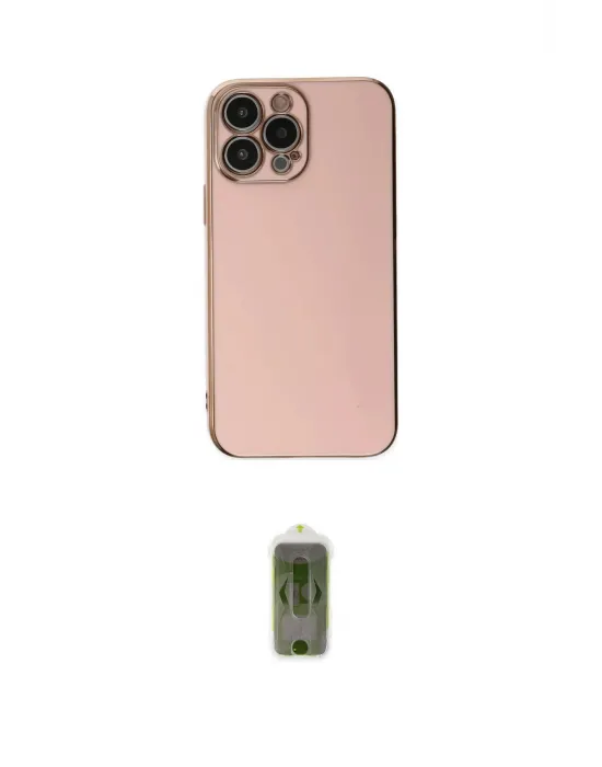 ieg™ iPhone 15 Pro Max Kılıf Yankı Serisi - Siyah Joko Magic 5D Hayalet Cam