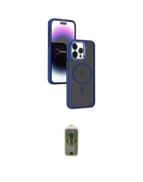 ieg™ iPhone 15 Pro Max Kılıf Yörünge Klasik - Siyah Joko Magic 5D Hayalet Cam
