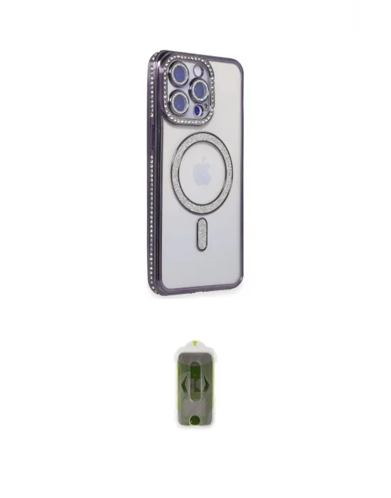 ieg™ iPhone 15 Pro Max Kılıf Zirve Doku Prime - Siyah Joko Magic 5D Hayalet Cam