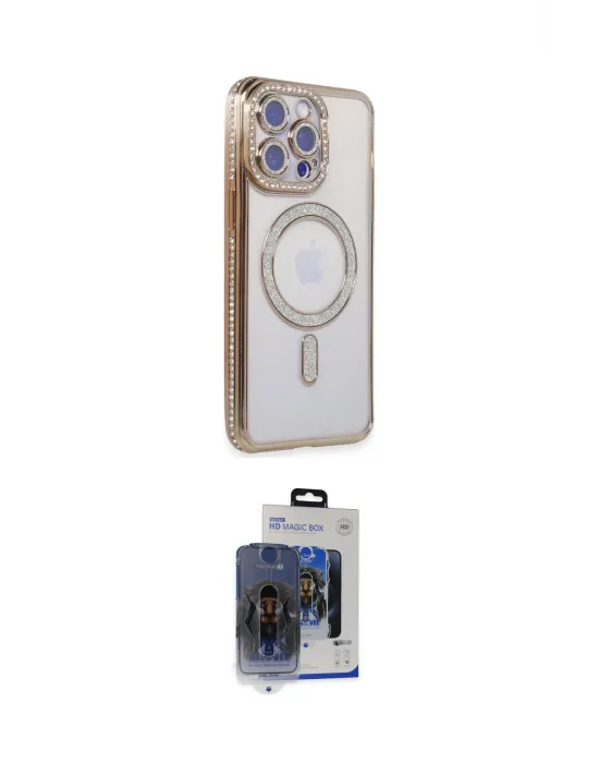 ieg™ iPhone 15 Pro Max Kılıf Zirve Doku Prime - Siyah Vanessa Magic Cam