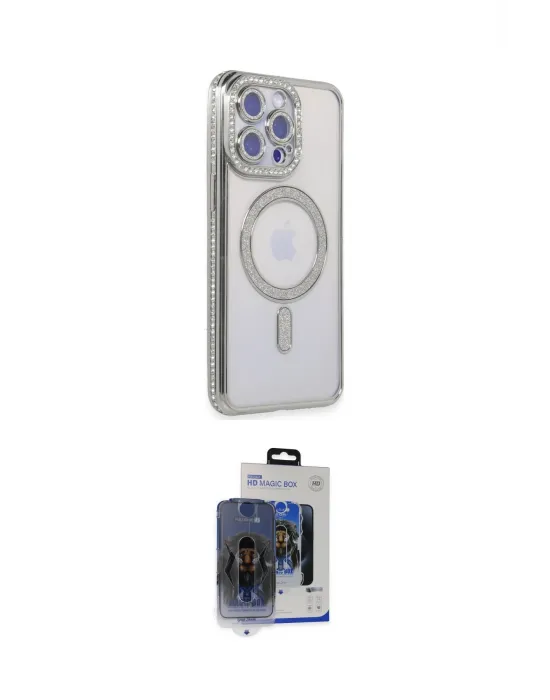 ieg™ iPhone 15 Pro Max Kılıf Zirve Doku Prime - Siyah Vanessa Magic Cam