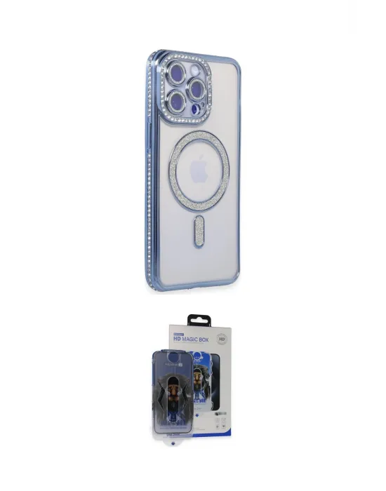 ieg™ iPhone 15 Pro Max Kılıf Zirve Doku Prime - Siyah Vanessa Magic Cam