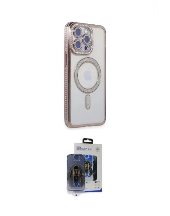 ieg™ iPhone 15 Pro Max Kılıf Zirve Doku Prime - Siyah Vanessa Magic Cam