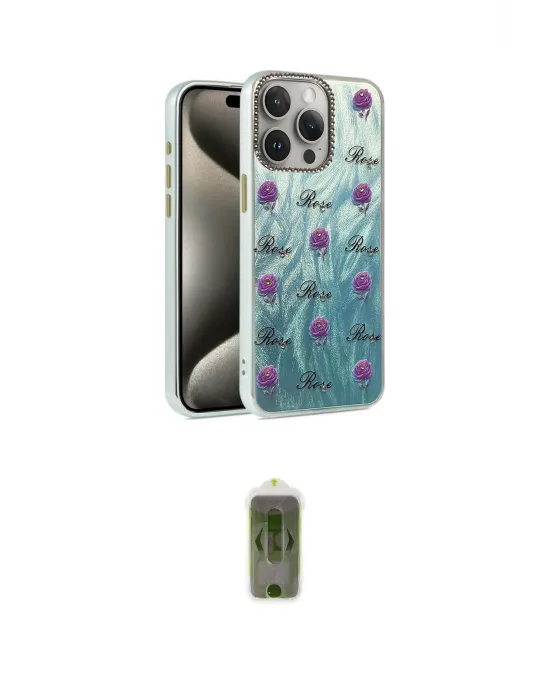 ieg™ iPhone 15 Pro Max Kılıf Zirve Modern Prime - Siyah Joko Magic 5D Hayalet Cam