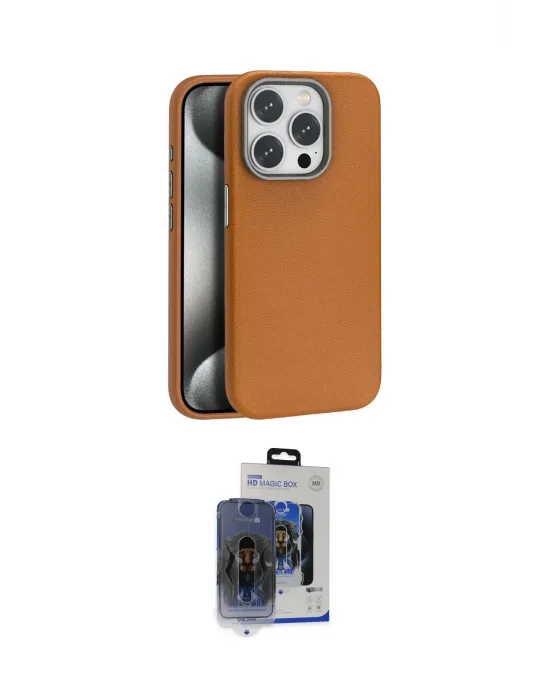 ieg™ iPhone 15 Pro Max Kılıf Zirve Modern Prime - Siyah Vanessa Magic Cam