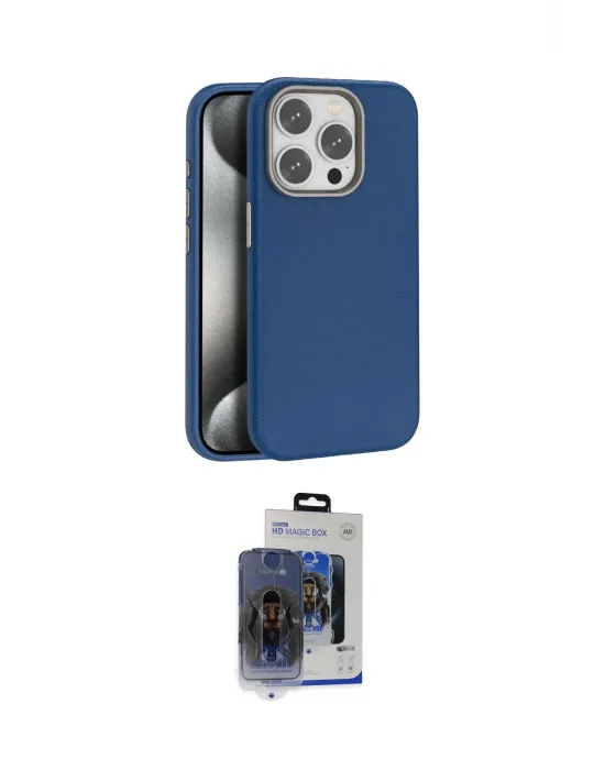 ieg™ iPhone 15 Pro Max Kılıf Zirve Modern Prime - Siyah Vanessa Magic Cam