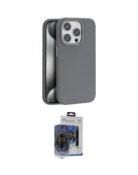 ieg™ iPhone 15 Pro Max Kılıf Zirve Modern Prime - Siyah Vanessa Magic Cam