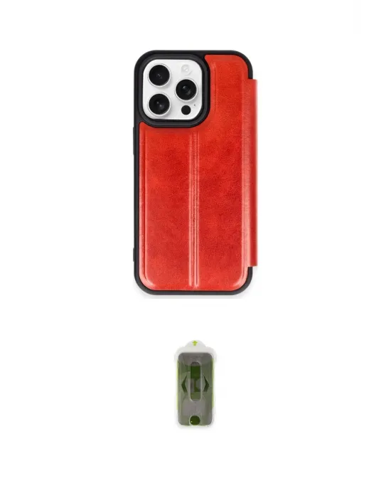 ieg™ iPhone 15 Pro Max Kılıf Zirve Yansıma Serisi - Siyah Joko Magic 5D Hayalet Cam