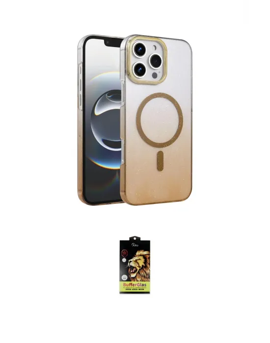 ieg™ iPhone 16 Pro Kılıf Ahenk Doku Özel Seri - Siyah Buffer Cam Ekran Koruyucu
