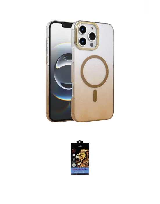 ieg™ iPhone 16 Pro Kılıf Ahenk Doku Özel Seri - Siyah Buffer Hayalet Cam Ekran Koruyucu