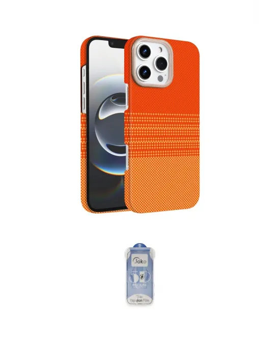 ieg™ iPhone 16 Pro Kılıf Doruk Serisi - Siyah Joko Magic 5D Cam