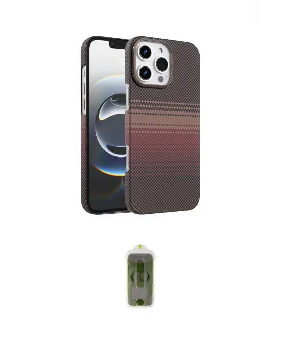 ieg™ iPhone 16 Pro Kılıf Doruk Serisi - Siyah Joko Magic 5D Hayalet Cam