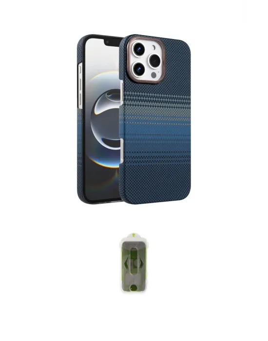 ieg™ iPhone 16 Pro Kılıf Doruk Serisi - Siyah Joko Magic 5D Hayalet Cam