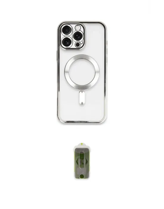 ieg™ iPhone 16 Pro Kılıf Nova Işık Özel Seri - Siyah Joko Magic 5D Hayalet Cam