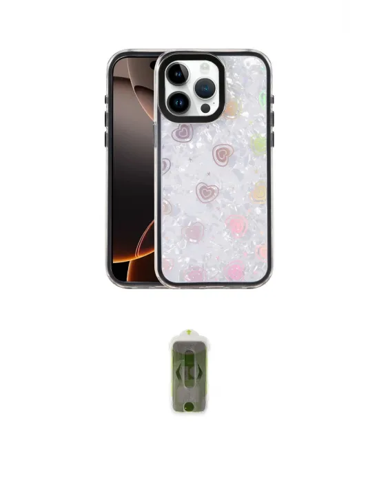 ieg™ iPhone 16 Pro Kılıf Odak Prime - Siyah Joko Magic 5D Hayalet Cam