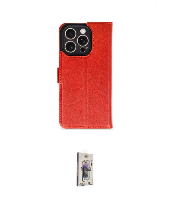 ieg™ iPhone 16 Pro Kılıf Siluet Işık Serisi - Siyah Bilvis 3D Cam Ekran Koruyucu